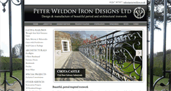 Desktop Screenshot of peterweldon.co.uk